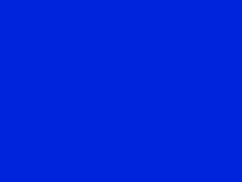 #0024DB color image