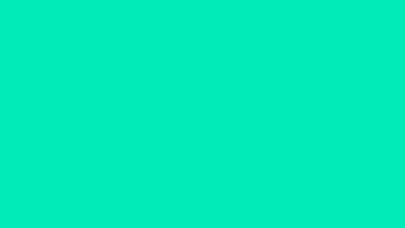 #00EBB7 color image