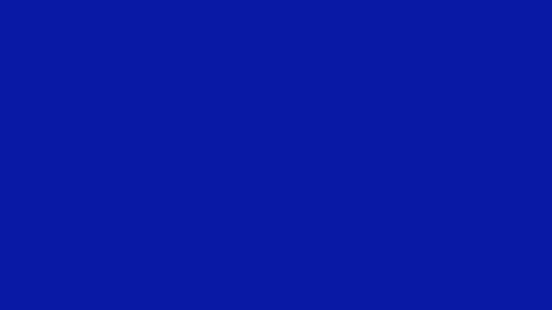 #0919A5 color image
