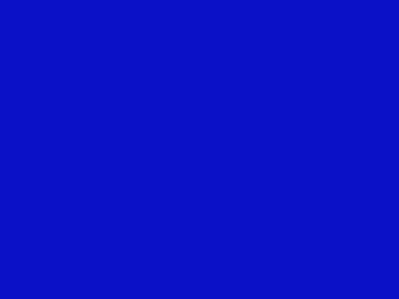 #0A11C7 color image