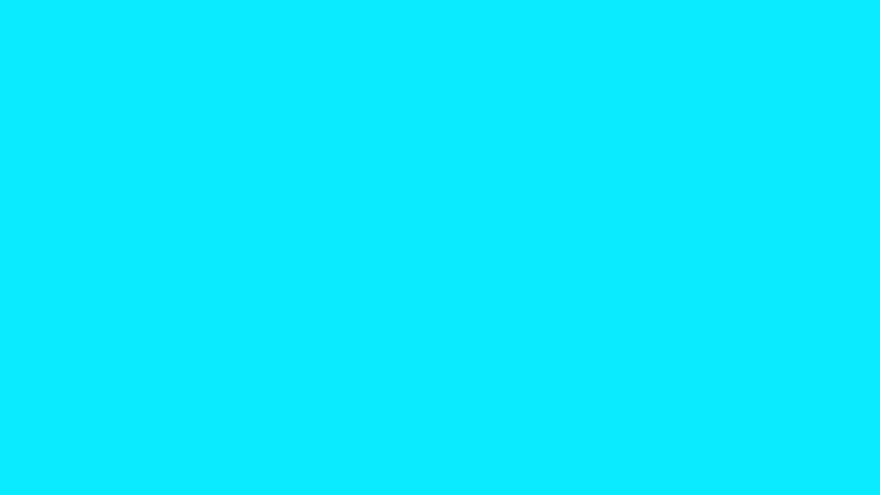 #0AEBFF color image
