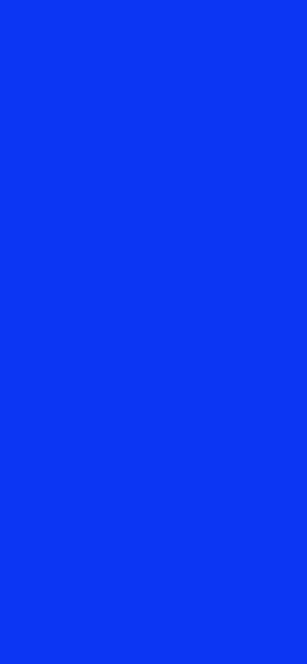 #0C36F3 color image