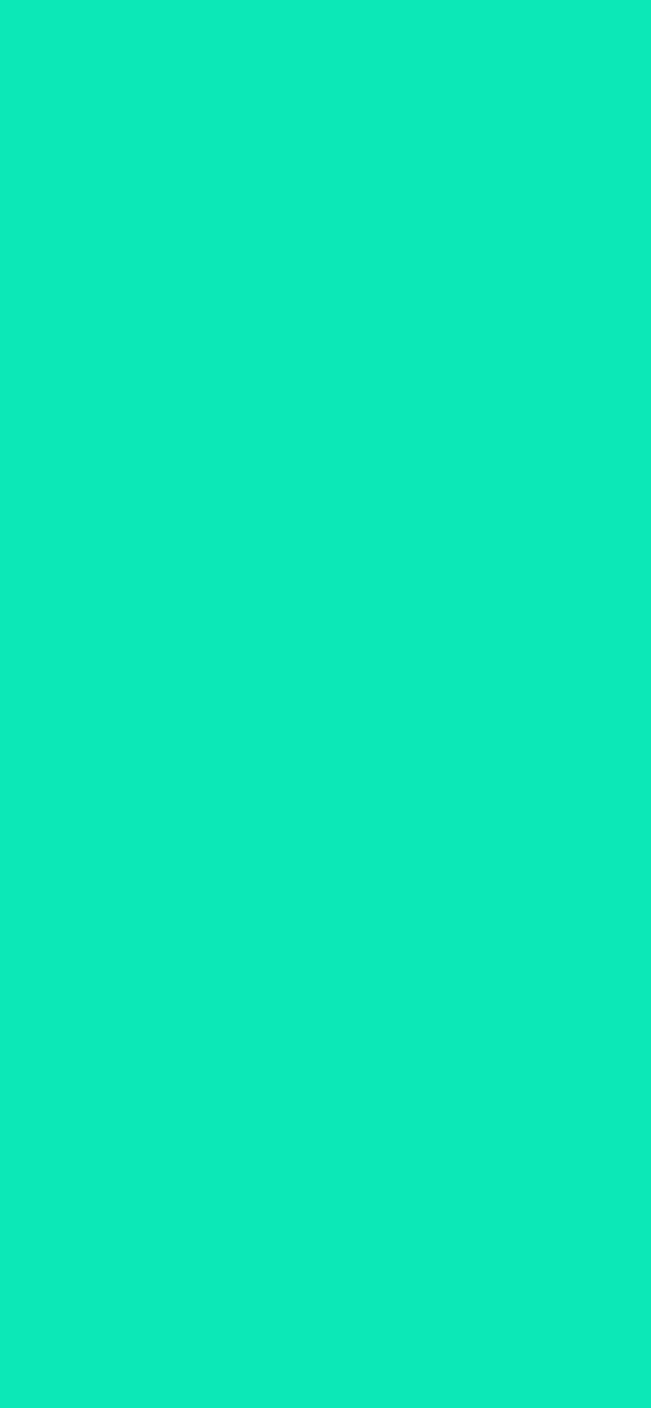 #0CE8B7 color image