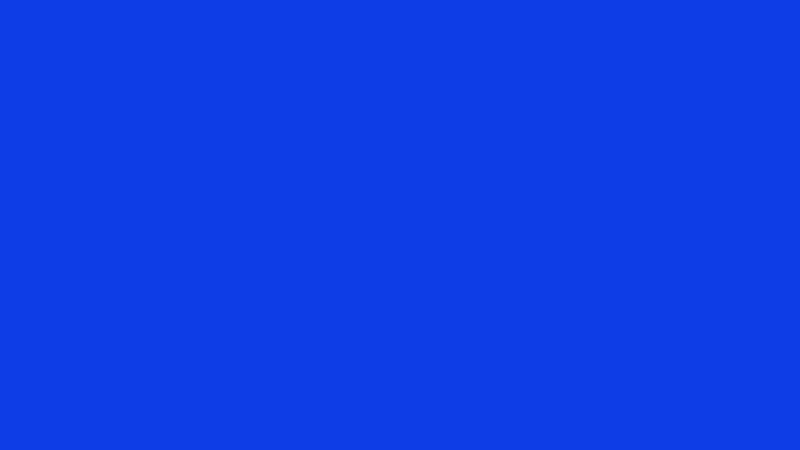 #0E3DE6 color image