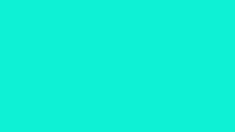 #0EF1D4 color image