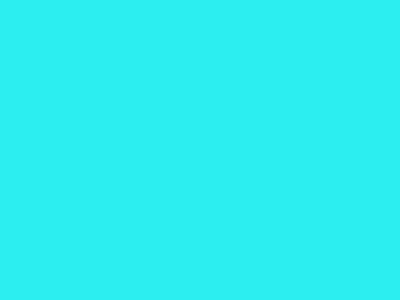 #2BECF0 color image