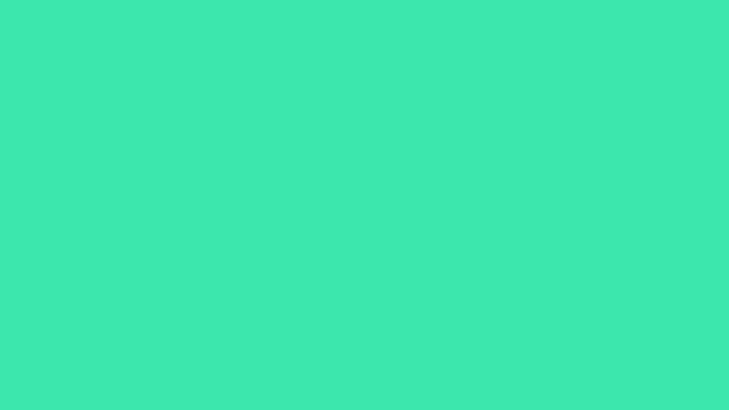 #3CE7AD color image