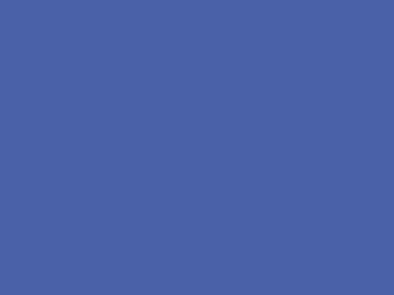 #4A61A8 - Moderate Sapphire Blue color image