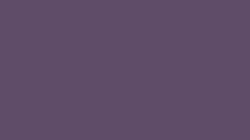 #5F4C68 color image
