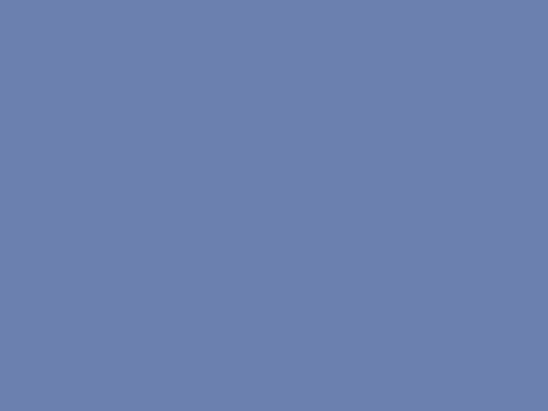 #6C80B0 color image