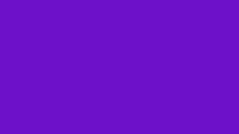 #6D11C9 color image
