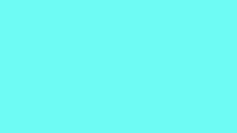 #6EFBF4 color image