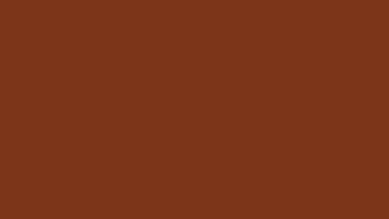 #7A3519 color image