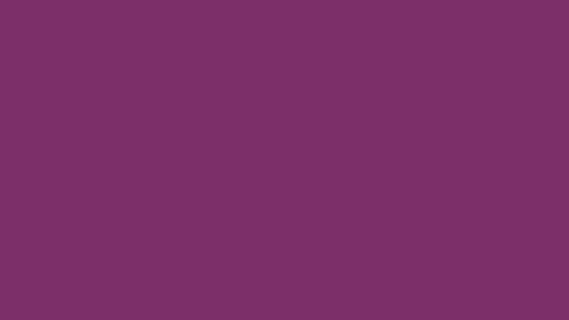 #7C2F69 color image