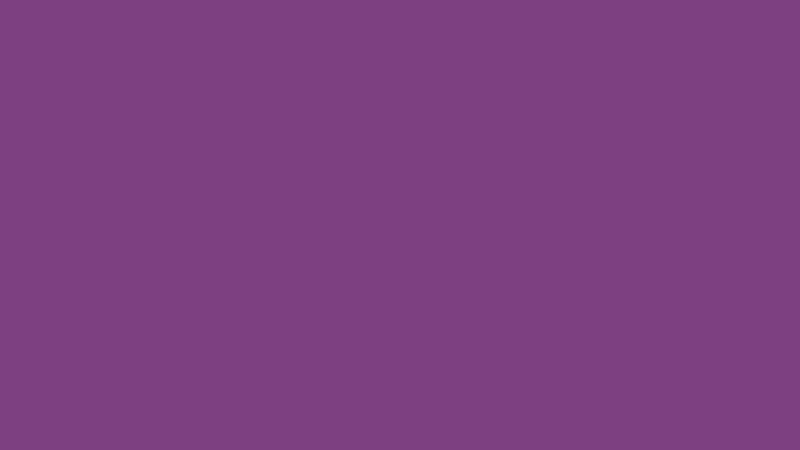 #7D4081 color image