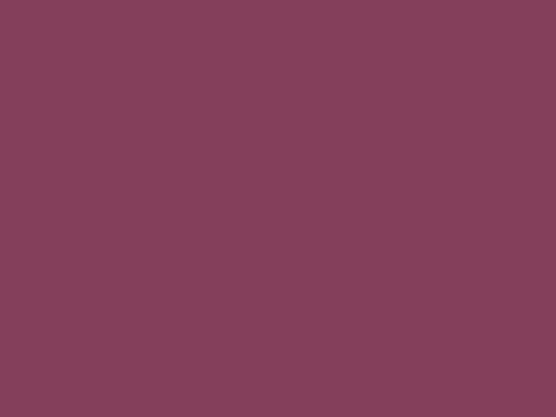 #843F5B - Deep Ruby color image