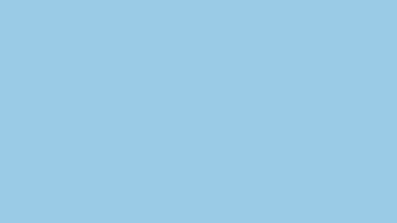 #9ACBE6 color image
