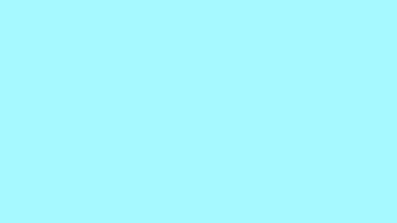 #A6F9FF color image