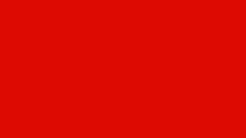 #DD0A02 color image