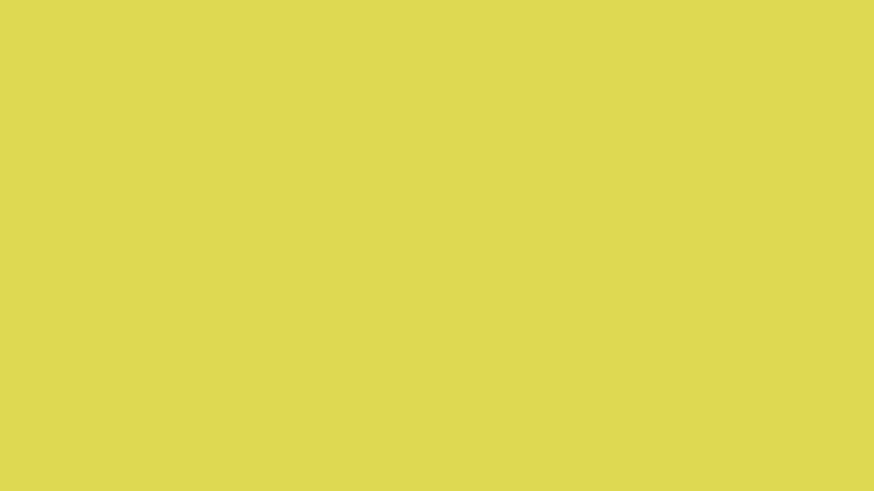 #DED952 color image