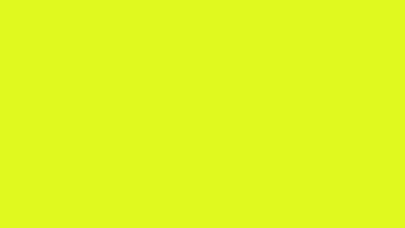 #E0F91F color image