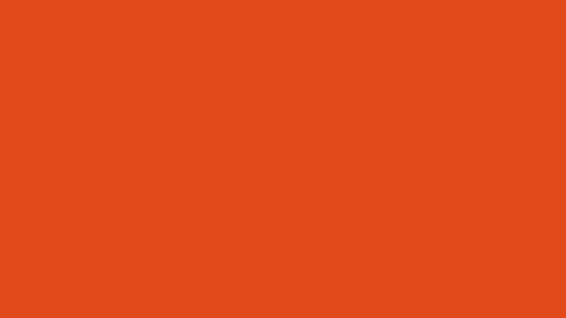 #E24A1B color image