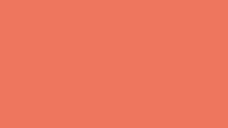 #ED745D color image