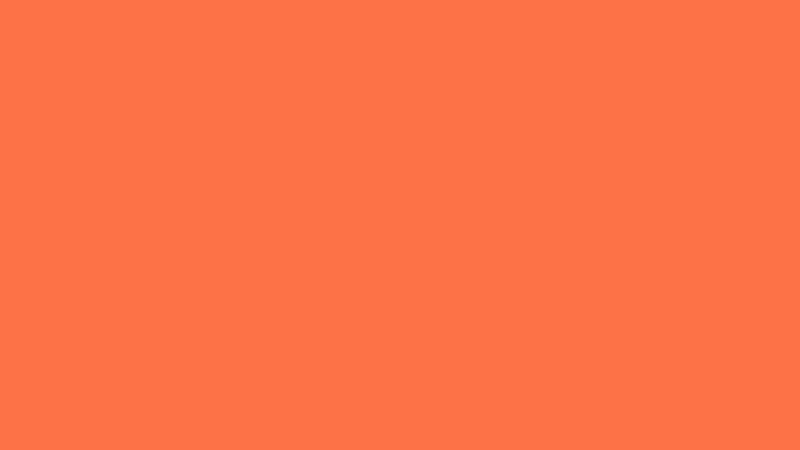 #FD7347 color image