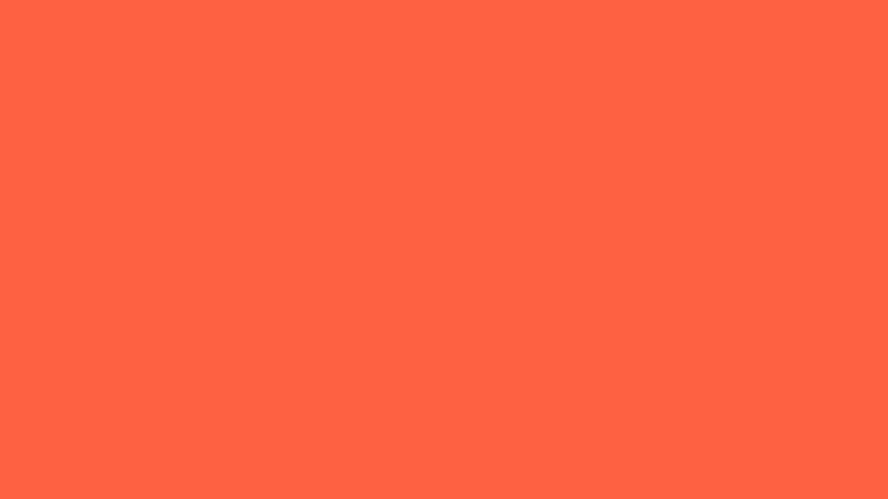 #FE613F color image
