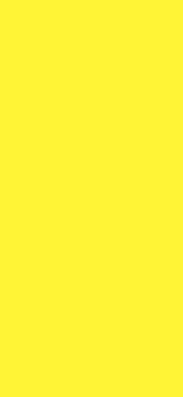 #FEF435 color image