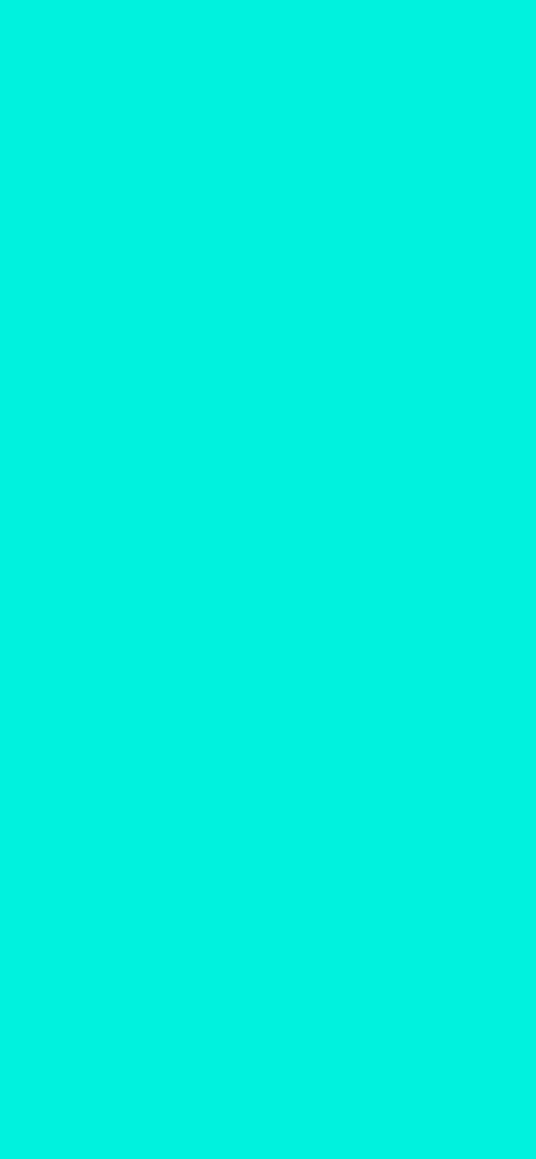 #00F2DE - Neon Blue Green color image