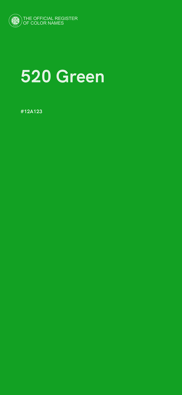 #12A123 - 520 Green color image