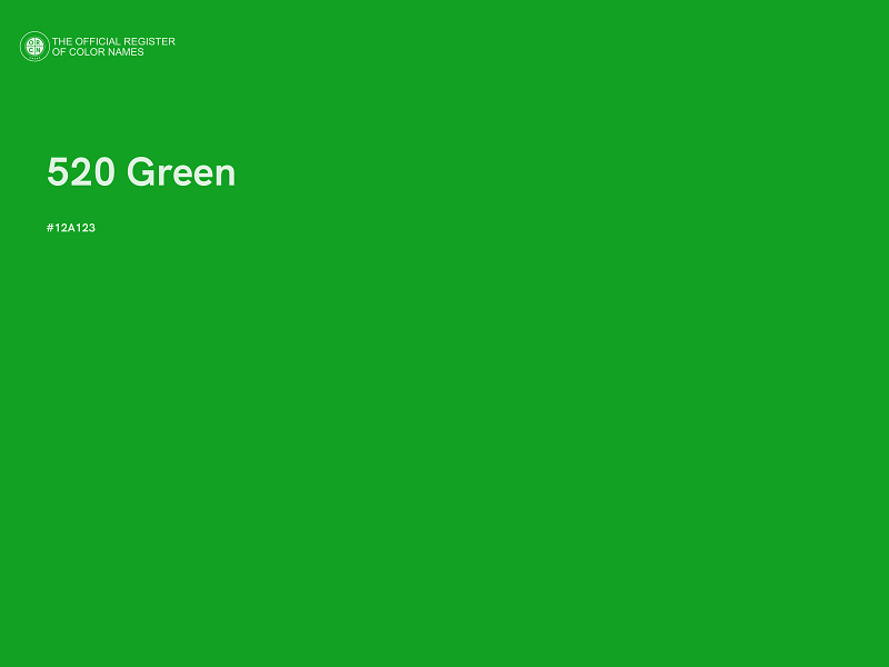 #12A123 - 520 Green color image