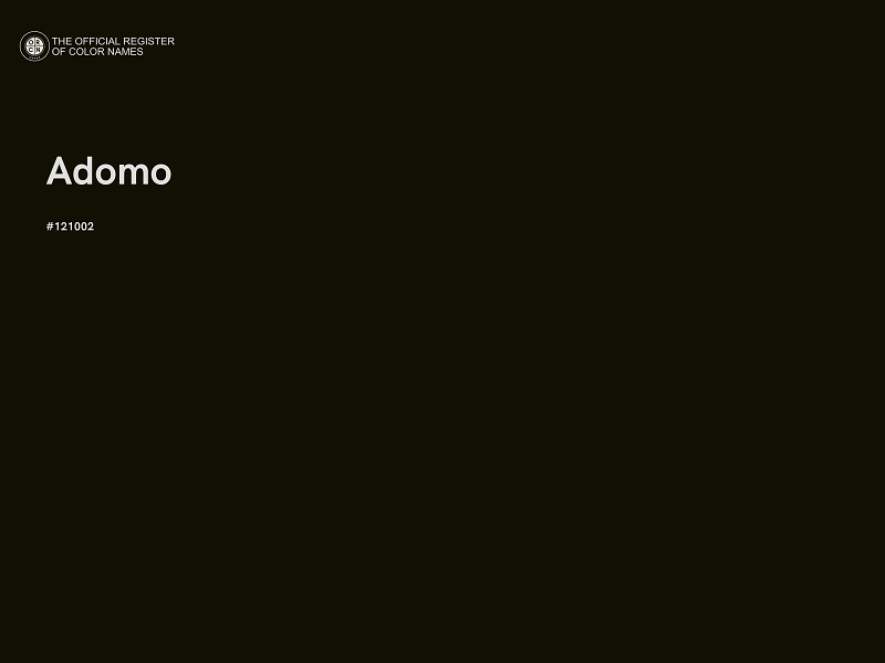 #121002 - Adomo color image
