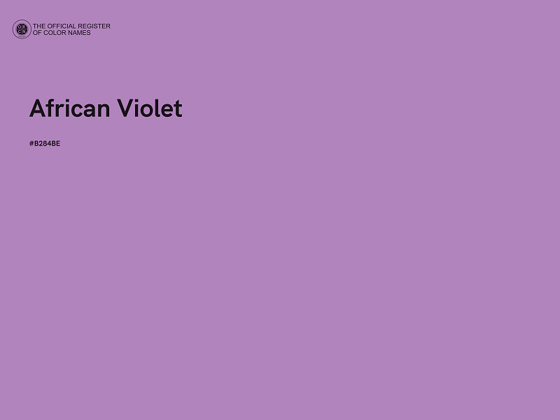 #B284BE - African Violet color image