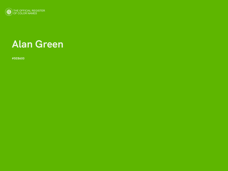 #5EB600 - Alan Green color image