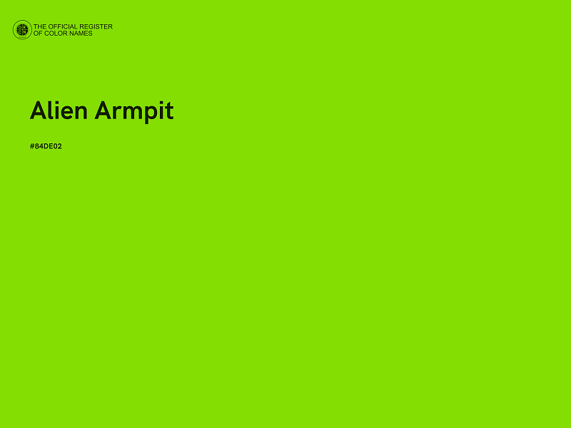 #84DE02 - Alien Armpit color image