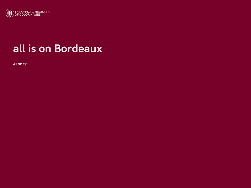 #770129 - all is on Bordeaux color image