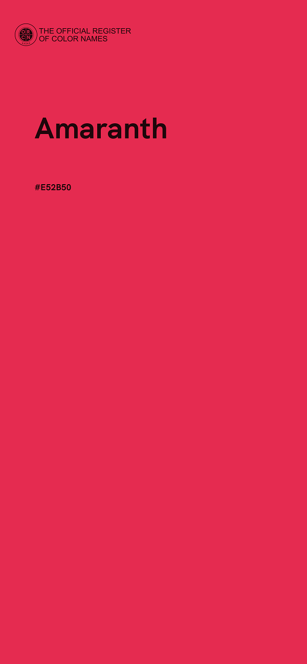 #E52B50 - Amaranth color image