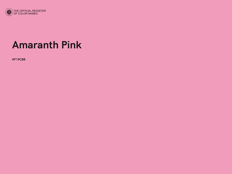 #F19CBB - Amaranth Pink color image