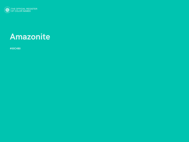 #00C4B0 - Amazonite color image