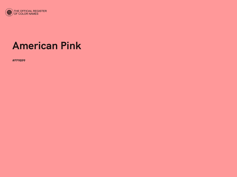 #FF9899 - American Pink color image