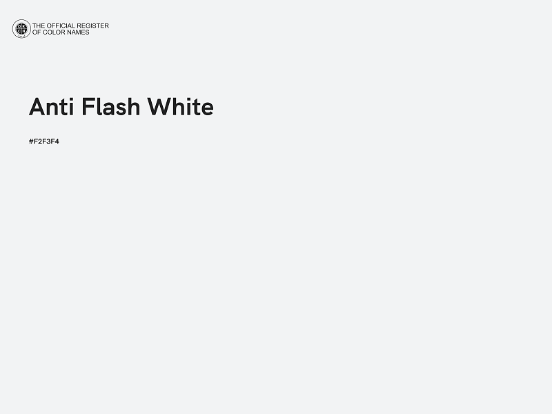 #F2F3F4 - Anti Flash White color image