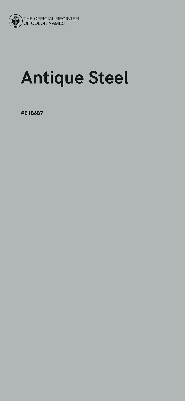 #B1B6B7 - Antique Steel color image