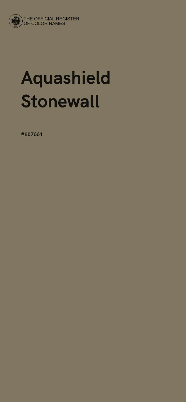 #807661 - Aquashield Stonewall color image