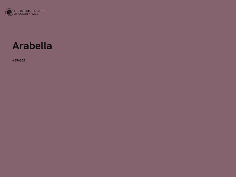 #85636E - Arabella color image