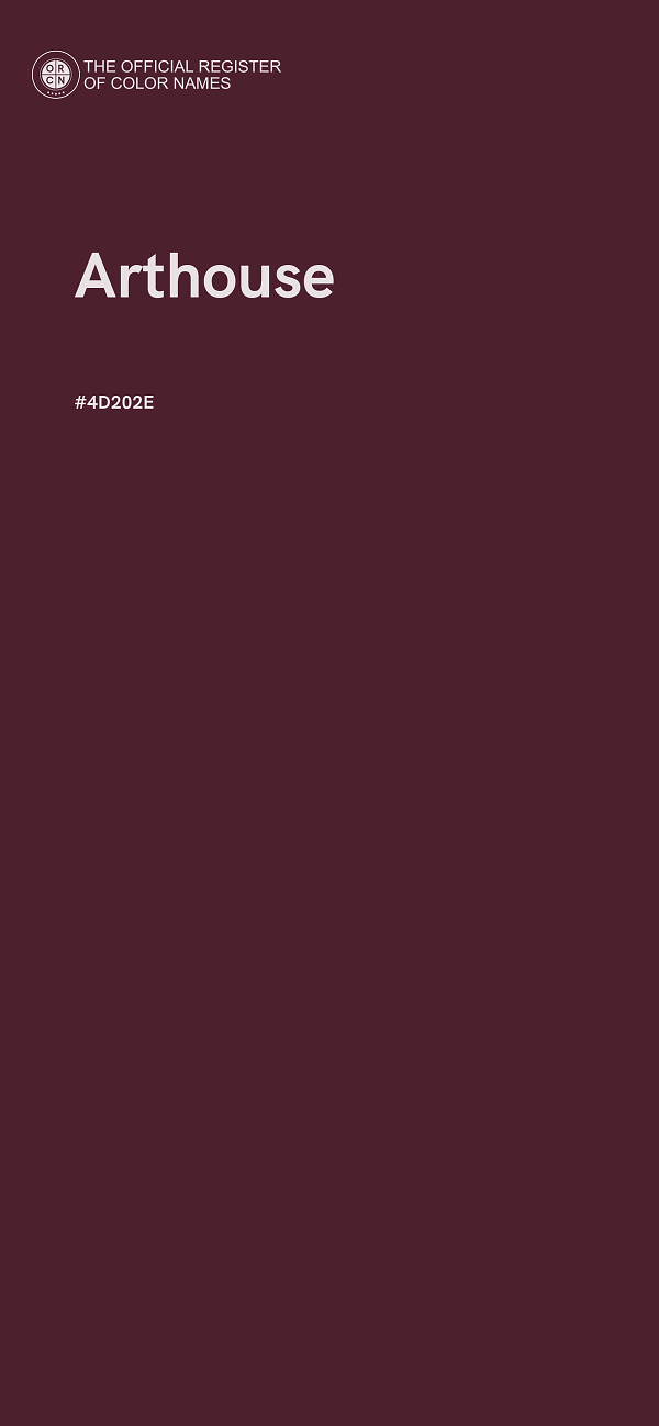 #4D202E - Arthouse color image