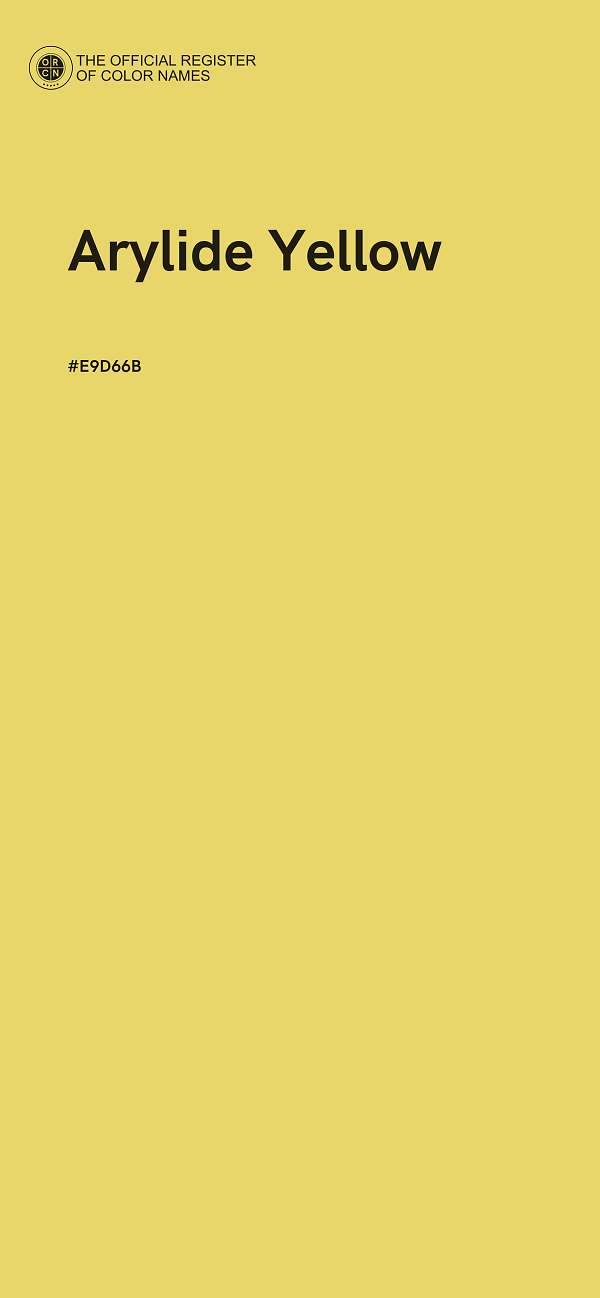 #E9D66B - Arylide Yellow color image