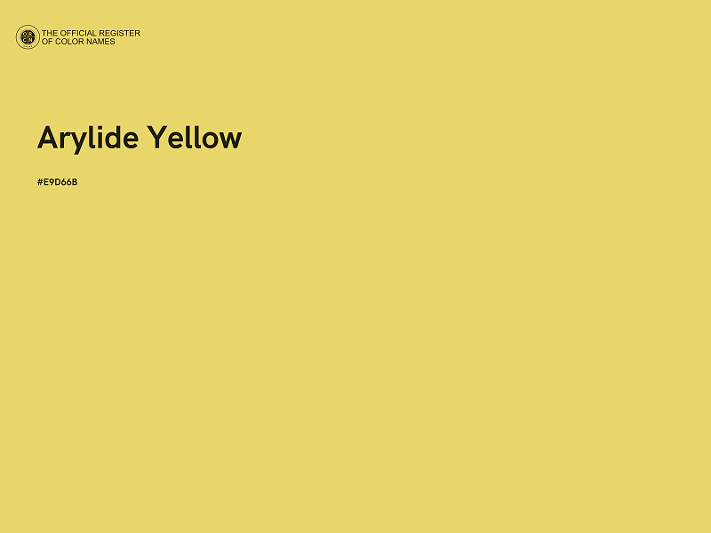 #E9D66B - Arylide Yellow color image