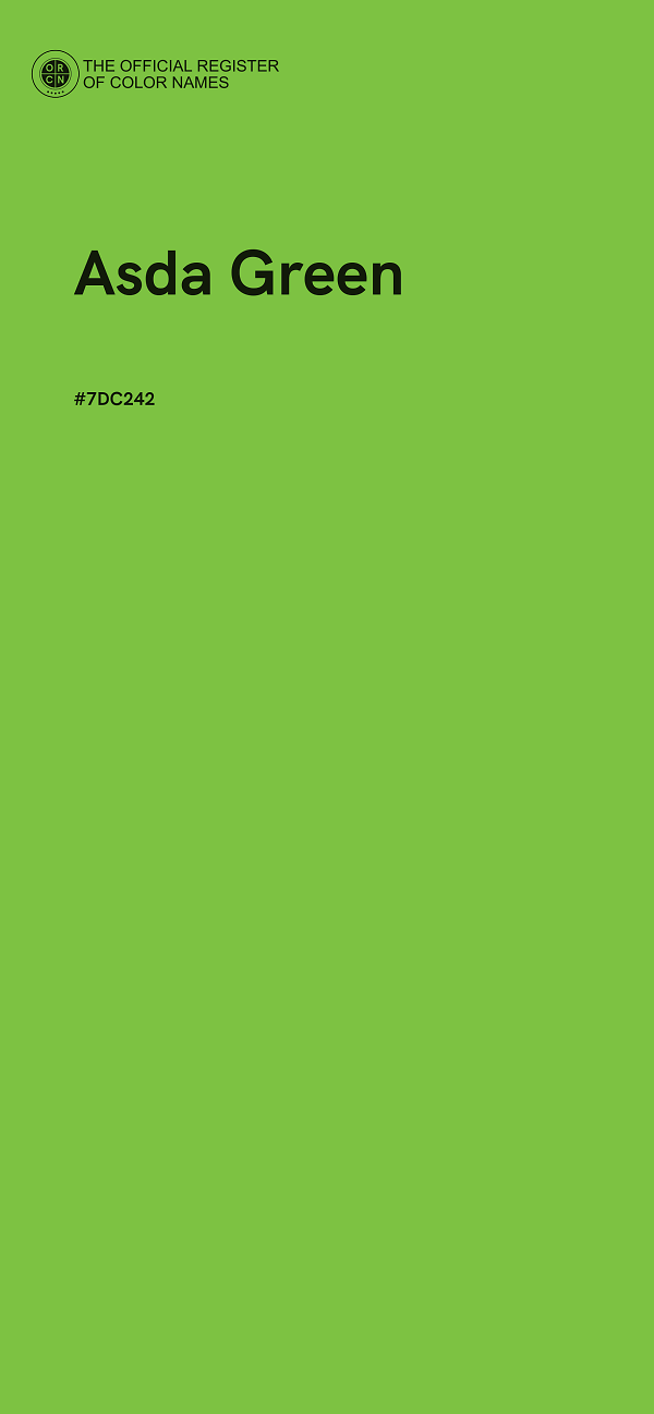 #7DC242 - Asda Green color image